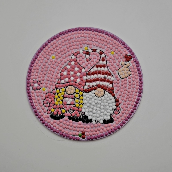 Valentines Day Gnomes Coaster - Picture 2 of 5